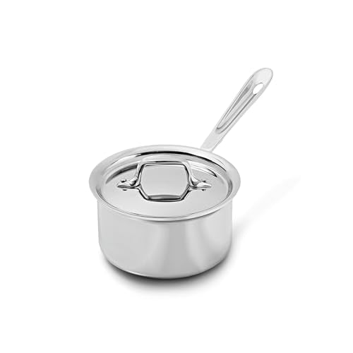 D3 Stainless Steel 1.5 Qt Saucepan with Lid (1.5 Quarts)