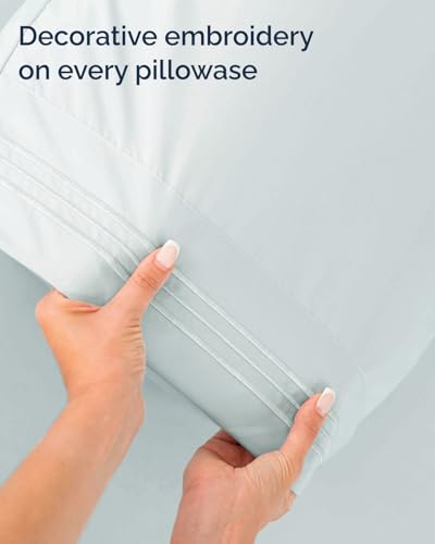 Twin XL 3 Piece Sheet Set (23 - Ice Blue / Twin XL)