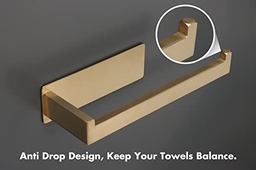 Hand Towel Holder (1 Pack 9 In / Brushed Gold)
