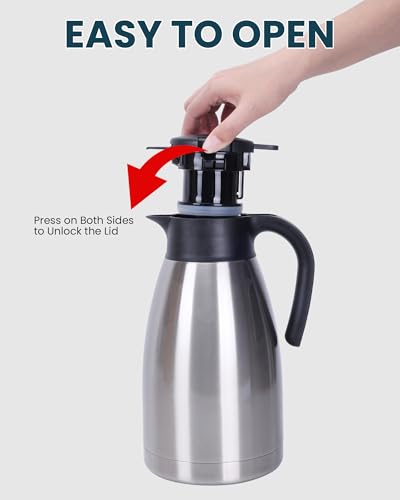 74Oz Thermal Coffee Carafe (Silver / 74.4 Ounces)