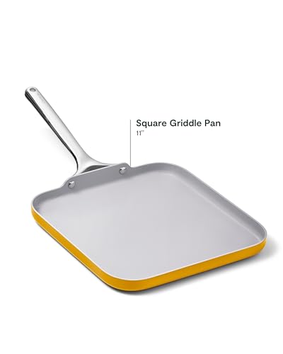 11" Non Stick Square Griddle Pan (Marigold)