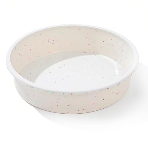 10 inch Silicone Round Cake Pans with Metal Reinforced Frame (Round / 10 inch)