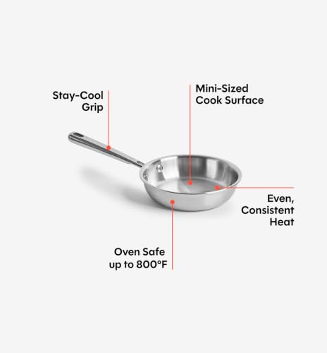 5 Ply Stainless Steel 6" Frying Pan (6 Inch)