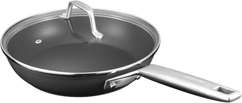 9.5 Inch Nonstick Frying pan with Lid (9.5-Inch)