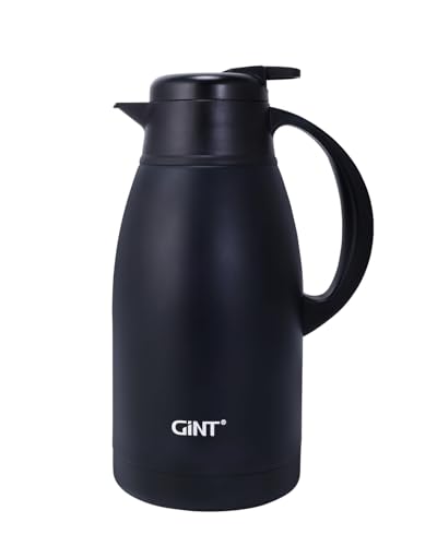 Stainless Steel Thermal Coffee Carafe (Black / 65 Ounces)