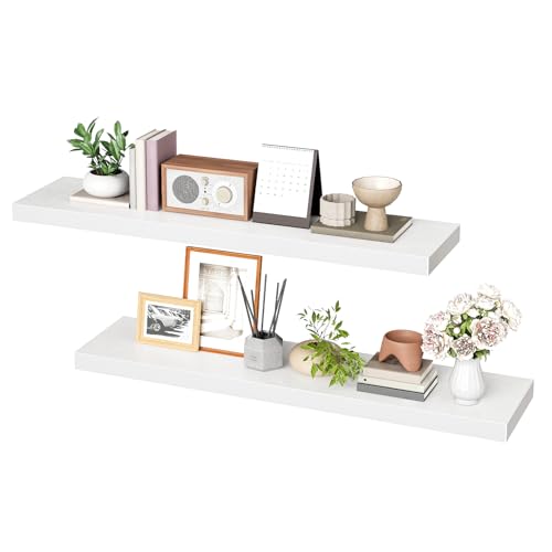 Floating Shelves for Wall (White / 31.5 Inches)
