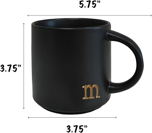Black Ceramic Coffee Mug (Black-M)