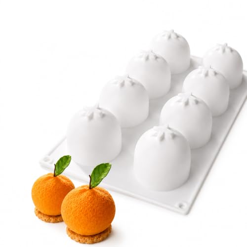 Orange Silicone Mold for Baking Mousse Cake