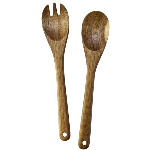 Acacia Wood Salad Serving Set