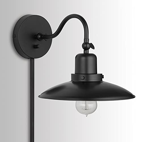 Capital Lighting 634811MB Dewitt Metal Portable Wall Sconce (Matte Black)