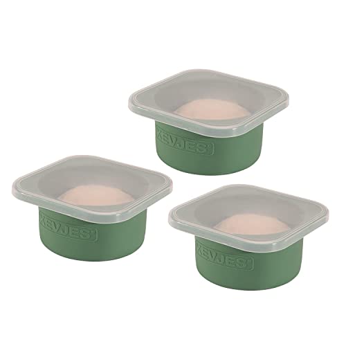 500ml Individual Pizza Dough Proofing Container with Airtight Lid (Green)