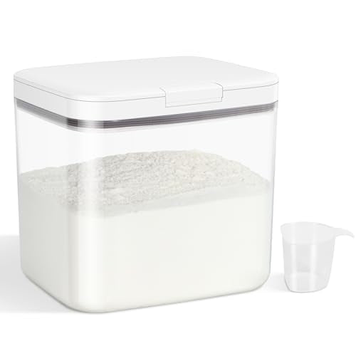 4.75 Qt Rice Flour Container Dog Food Storage Holder with Flip (4.75Qt-Rectangle)