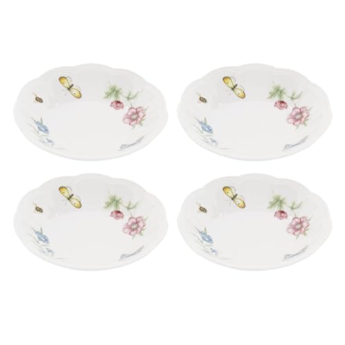 Butterfly Meadow Porcelain Fruit Bowls (Fruit Bowls, Set of 4)