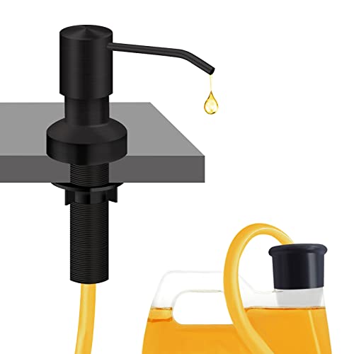 Sink Soap Dispenser for Kitchen Sink (Black)