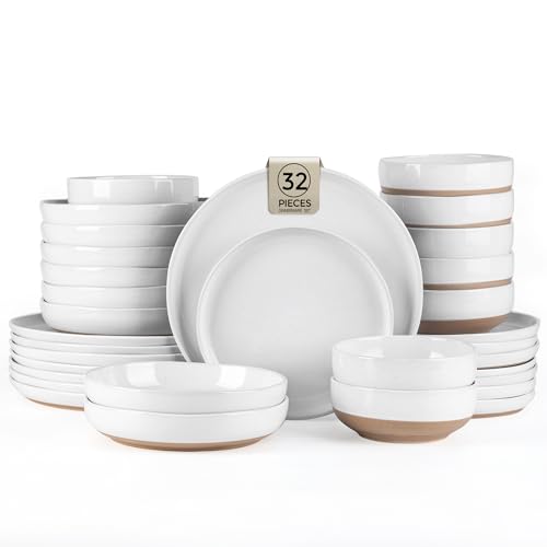 Dinnerware Sets for 8 (White / Service For 8(32Pcs))