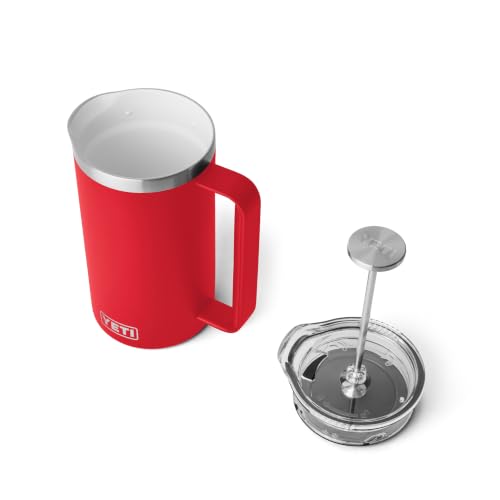 Rambler 34 oz. French Press Coffee Maker (34 Ounce / Rescue Red)