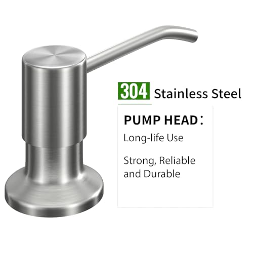 Kitchen Sink Soap Dispenser (Brushed Nickel)
