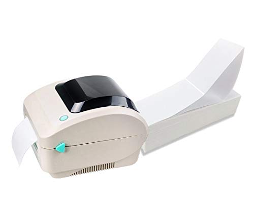 2 Stacks Fanfold 4" x 6" Direct Thermal Labels (2 Stacks 4000 Labels)