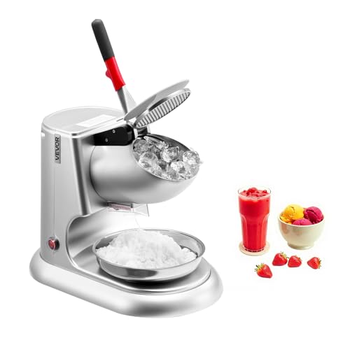 Ice Crusher Machine (Silver / 220LBS/H-Heightened)