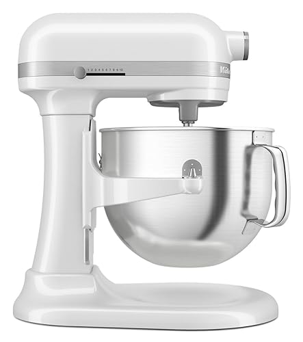 7 Quart Bowl Lift Stand Mixer with Accessories (White)