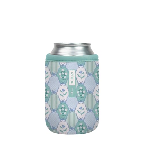 CanSok Sleeve for Beer & Soda Insulated Neoprene Cover (Coquette Charm / 12oz Can Sleeve)
