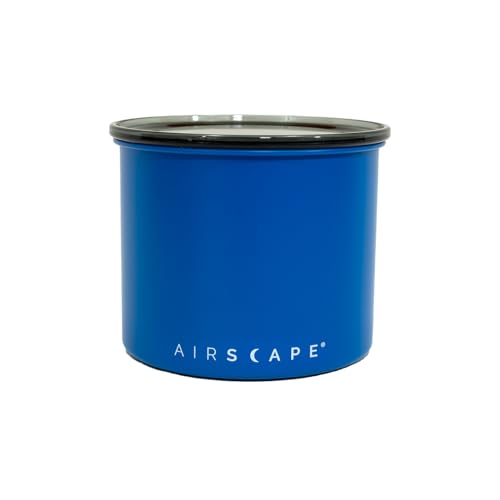 Airscape Stainless Steel Coffee Canister (Matte Blue / Small)