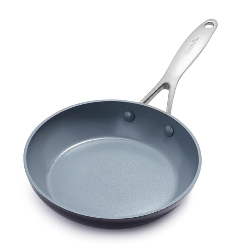 Valencia Pro 8" Ceramic Nonstick Frying Pan Skillet (8" Frying Pan Skillet / Gray)
