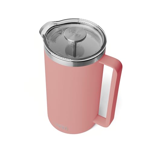 Rambler 64 oz. French Press Coffee Maker (64 Ounce / Sandstone Pink)