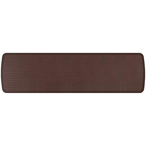 Elite Premier Gel & Foam Cushioned Anti (72"L x 20"W x 0.8"Th / Basketweave Truffle)