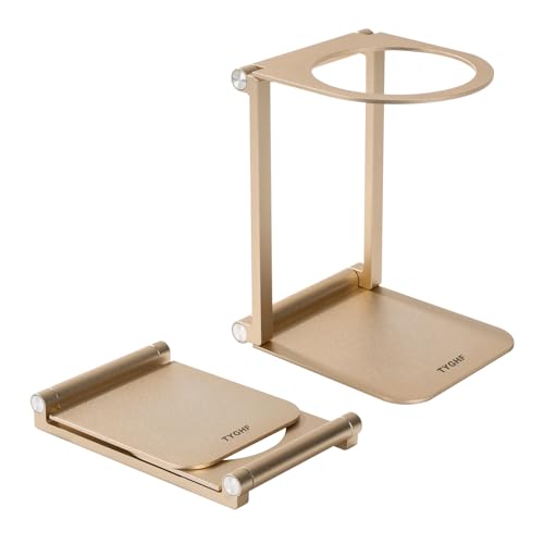 Pour Over Coffee Maker Stand (Golden / Round)