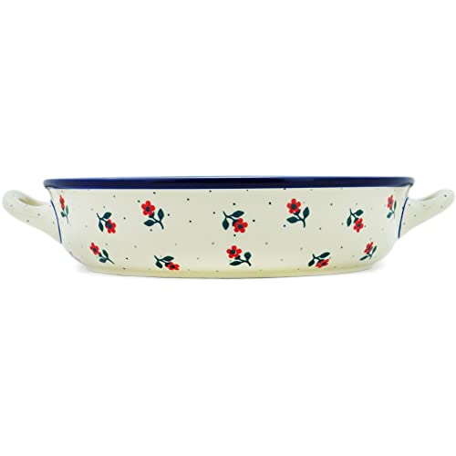 Round Baker with Handles 10 (Auntie Em Scarlet)