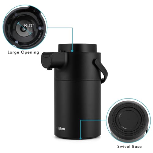 Airpot Coffee Dispenser with Pump (102 Ounces / Black)