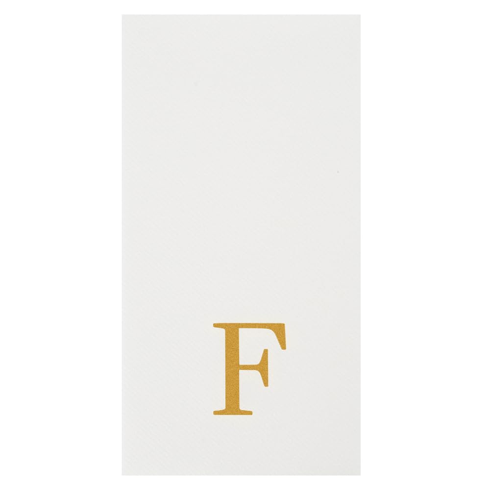 Luxenap 15.8 X 7.9 Inch Linen (Gold / 50 Count / F)