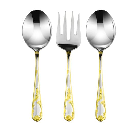 75 Pc Luxury Flatware Set for 12 w (Mimosa)