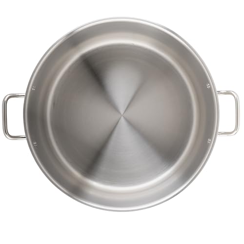 60 qt Stainless Steel Stock Pot with Cover (60 Quarts / Pot With Cover)
