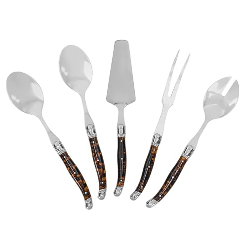 5 Piece Laguiole Tortoise Shell Hostess Set (Tortoise Shell)