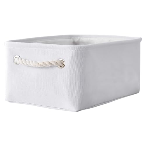 Storage Basket for Gifts Empty (White Color / Small -11.8Lx7.9Wx5.2H)