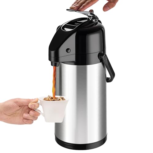 Coffee Carafe with Pump (Stainless Steel)