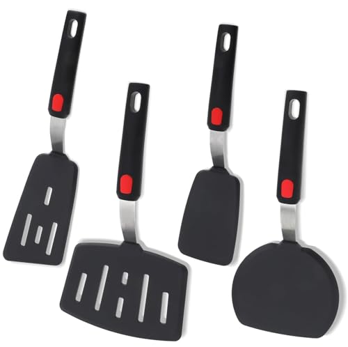 Silicone Spatula Turner Set of 4