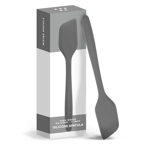 Nonstick Safe Silicone Spatula (Gray)
