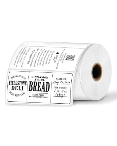 4x2 Inch Thermal Labels (4"x2" / White)