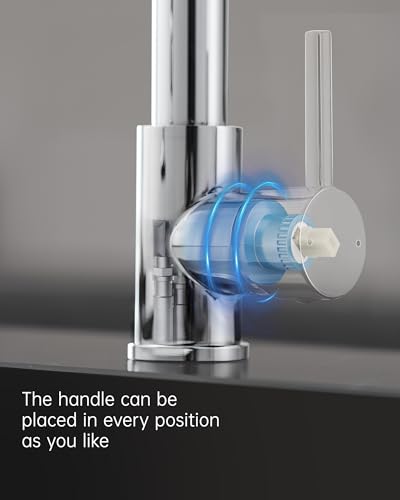 Chrome Kitchen Sink Faucet (Chrome)