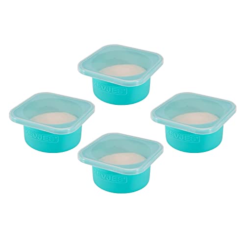 500ml Individual Dough Storage Vessels with Airtight Lid (Blue)