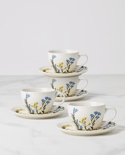 898386 Wildflowers Tea Cup & Saucer (Tea Cup & Saucer Set)