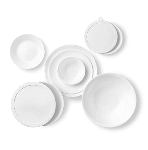 Vitrelle 78 Piece Service for 12 Dinnerware Set (78 Piece / Winter Frost White)