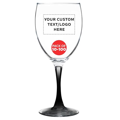 Custom Nuance Wine Glasses by ARC 10.5 oz. Set of 10 (100 Count)