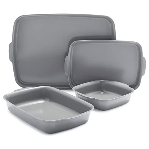 Premiere Ovenware Healthy Ceramic Nonstick 4 Piece Bakeware Set