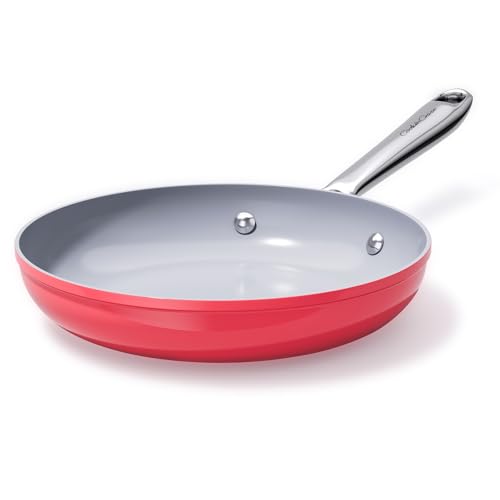 Premium Ceramic Frying Pan (8 inch / Fusion Red)