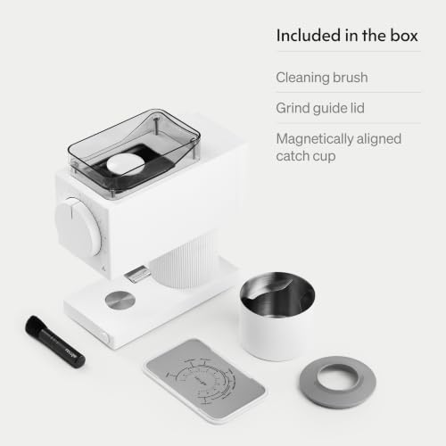 Ode Gen 2 64mm Flat Burr Coffee Grinder (Matte White)
