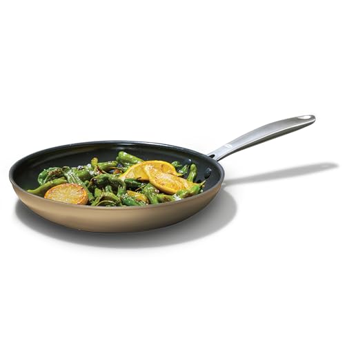 Enhanced 10” Nonstick Frying Pan Skillet (10" Frying Pan Skillet / Biscuit Brown)